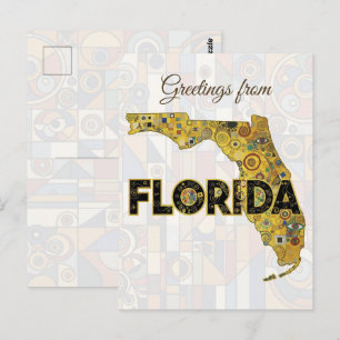Grüße aus Florida Postkarte