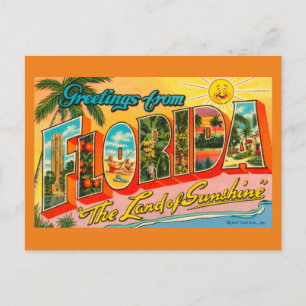 Grüße aus Florida Postkarte