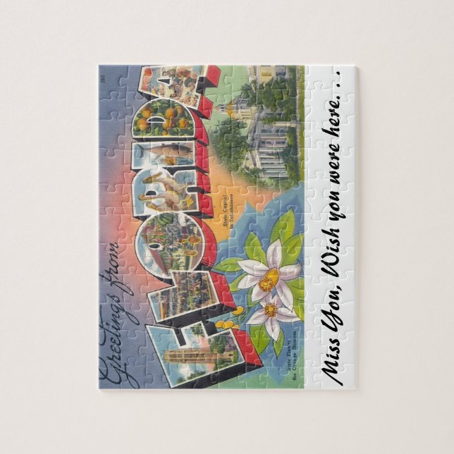 Grüße aus FLORIDA Puzzle (Vertikal)