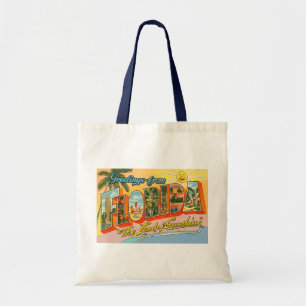 Grüße aus Florida vintage Tragetasche