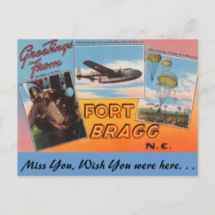 Grüße aus Fort Bragg Postkarte