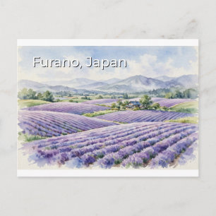 Grüße aus Furano, Japan Reise-Postkarte Postkarte