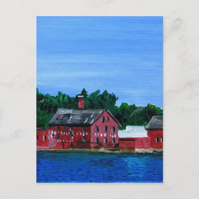 Grüße aus Gloucester, MA Postkarte (Vorderseite)