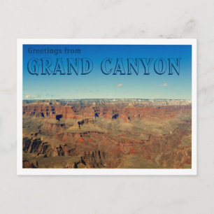 Grüße aus Grand Canyon Postkarte
