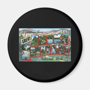 Grüße aus Great Smokey Mountains Magnet