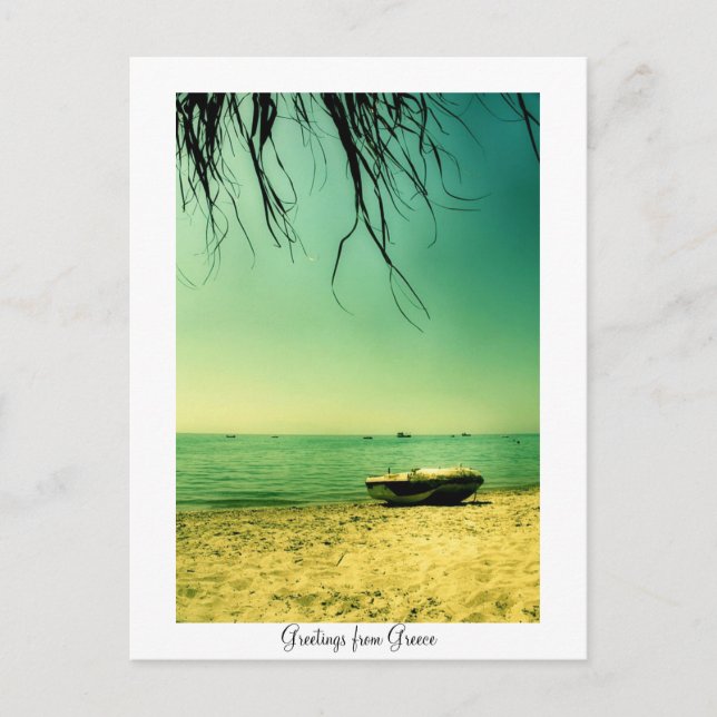 Grüße aus Griechenland Postkarte (Vorderseite)