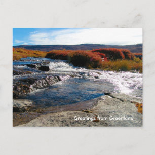 Grüße aus Grönland 17 Postkarte