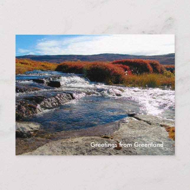 Grüße aus Grönland 17 Postkarte (Vorderseite)