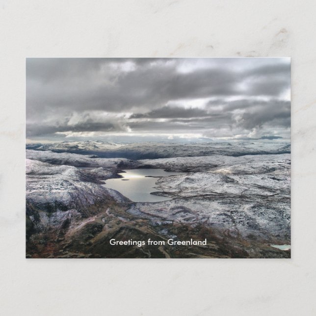 Grüße aus Grönland 6 Postkarte (Vorderseite)