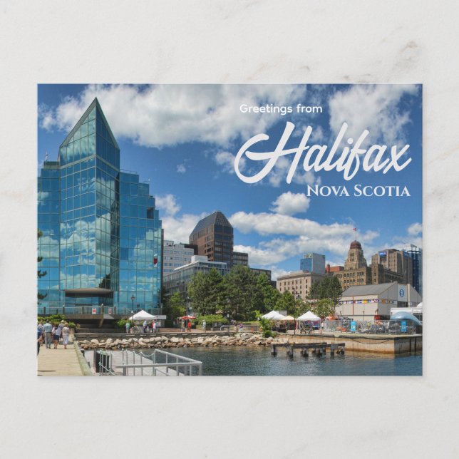 Grüße aus Halifax Nova Scotia Postkarte Kanada (Vorderseite)