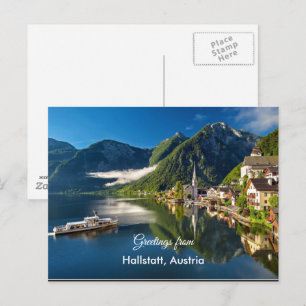 Grüße aus Hallstatt, Österreich Postkarte