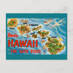 Grüße aus Hawaii Postkarte