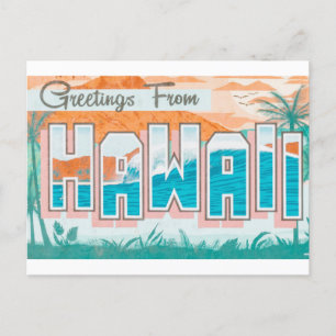 Grüße aus Hawaii  Postkarte