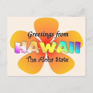 Grüße aus Hawaii Postkarte