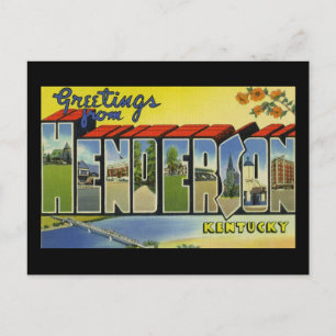 Grüße aus Henderson Kentucky Postkarte