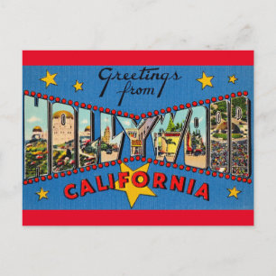 Grüße aus Hollywood Ca. Travel Postcard Postkarte