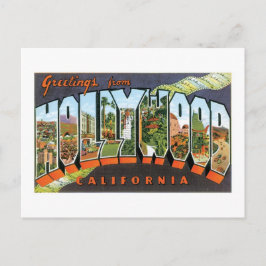 Grüße aus Hollywood! Postkarte
