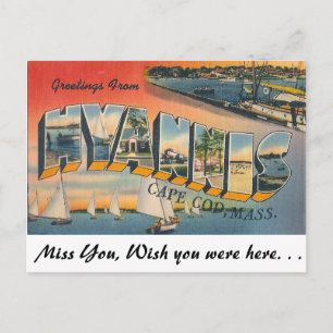 Grüße aus Hyannis Postkarte