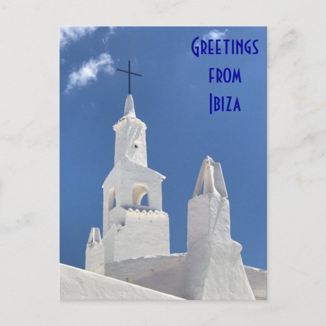 Grüße aus Ibiza Postkarte (Vorderseite)