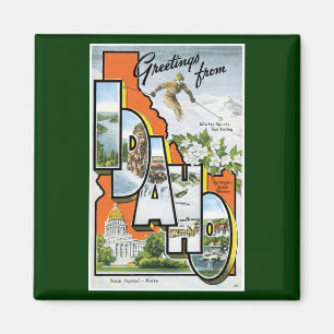 Grüße aus Idaho! Magnet