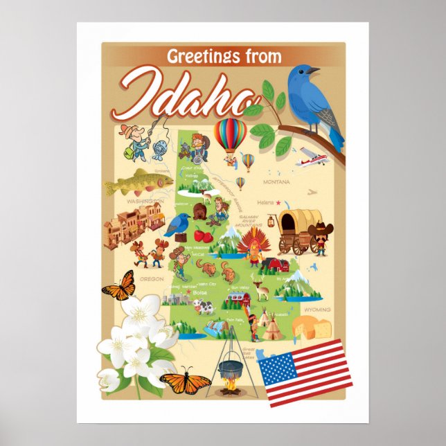 Grüße aus Idaho Poster (Vorne)