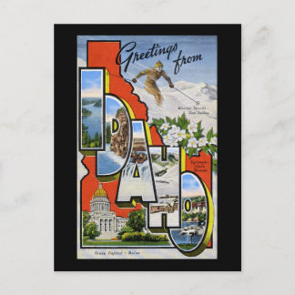 Grüße aus Idaho Postkarte