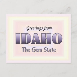Grüße aus Idaho Postkarte