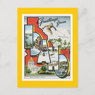 Grüße aus Idaho Postkarte