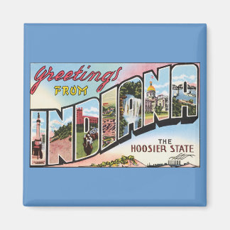 Grüße aus Indiana ! Magnet