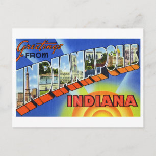 Grüße aus Indianapolis Postkarte
