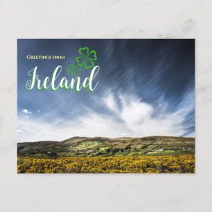 Grüße aus Irland Panoramapostkarte Postkarte