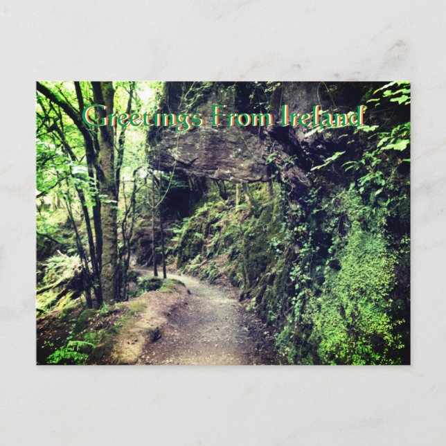 Grüße aus Irland Postkarte (Vorderseite)