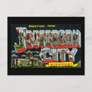Grüße aus Jefferson City Missouri Postkarte