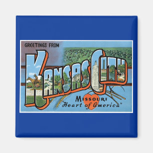Grüße aus Kansas City! Magnet