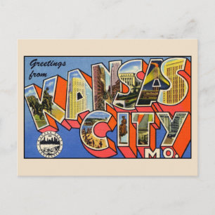 Grüße aus Kansas City Missouri Postkarte
