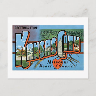 Grüße aus Kansas City! Postkarte