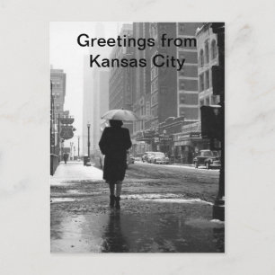 Grüße aus Kansas City Vintage Kansas City Postkarte