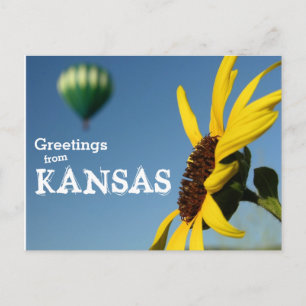 Grüße aus Kansas Postkarte
