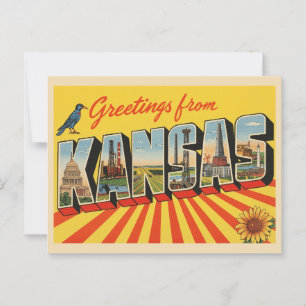 Grüße aus Kansas, Wichita Postkarte
