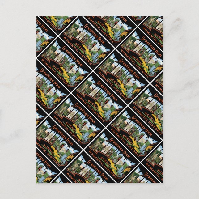 Grüße aus Kentucky Historic Romantische Vintag Postkarte (Vorderseite)