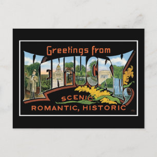 Grüße aus Kentucky! Postkarte