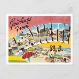 Grüße aus Lavallette, New Jersey Travel Postkarte