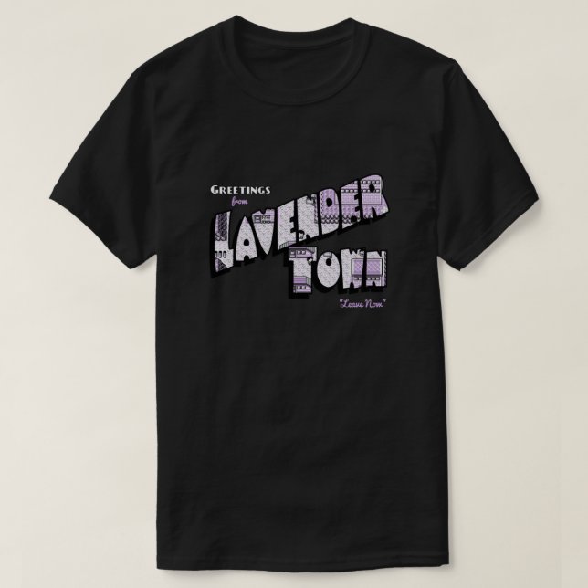 Grüße aus Lavender Town  T-Shirt (Design vorne)