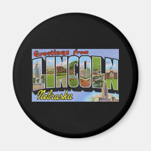 Grüße aus Lincoln Nebraska Magnet