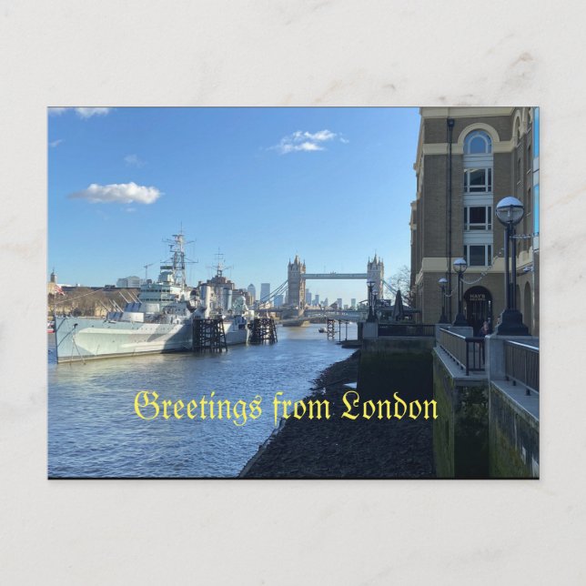Grüße aus London Postkarte (Vorderseite)