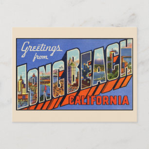 Grüße aus Long Beach Large Letter Postkarte
