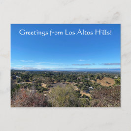Grüße aus Los Altos Hills! Postkarte