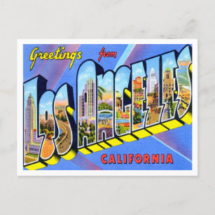 Grüße aus Los Angeles, Kalifornien Travel Postkarte