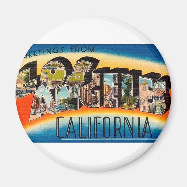 Grüße aus Los Angeles Magnet (Vorne)