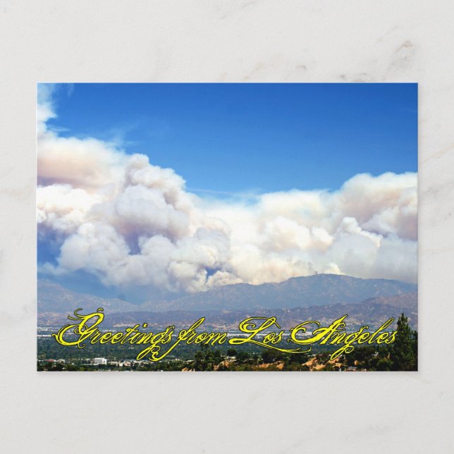Grüße aus Los Angeles Postkarte (Vorderseite)
